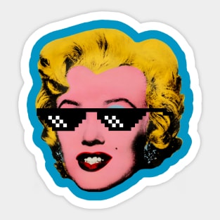 Marilyn Thug Life Sticker